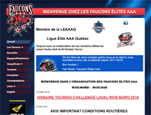 Tablet Screenshot of fauconsaaa.com